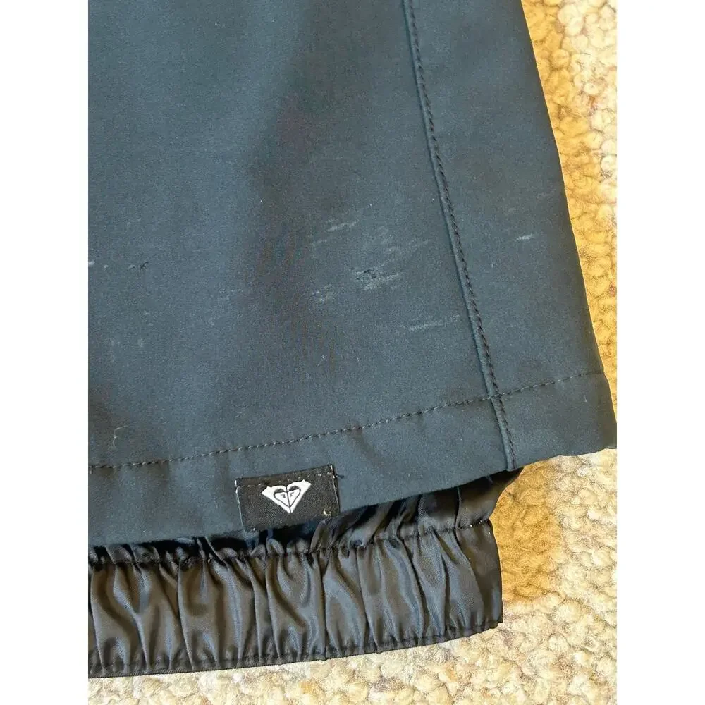 Roxy Girls Youth Black DryFlight Snowboard Ski Pants Flare Leg Size 10 Medium